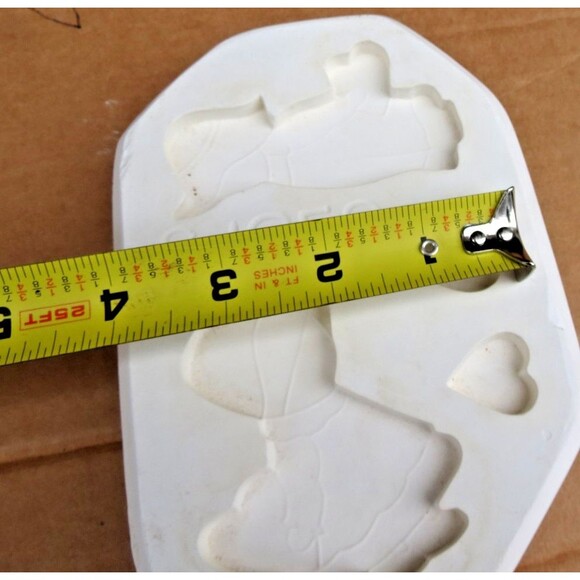 Scioto Vintage Amish Kids & Hearts Magnet Slip Mold S-1258 1986 - Picture 4 of 7